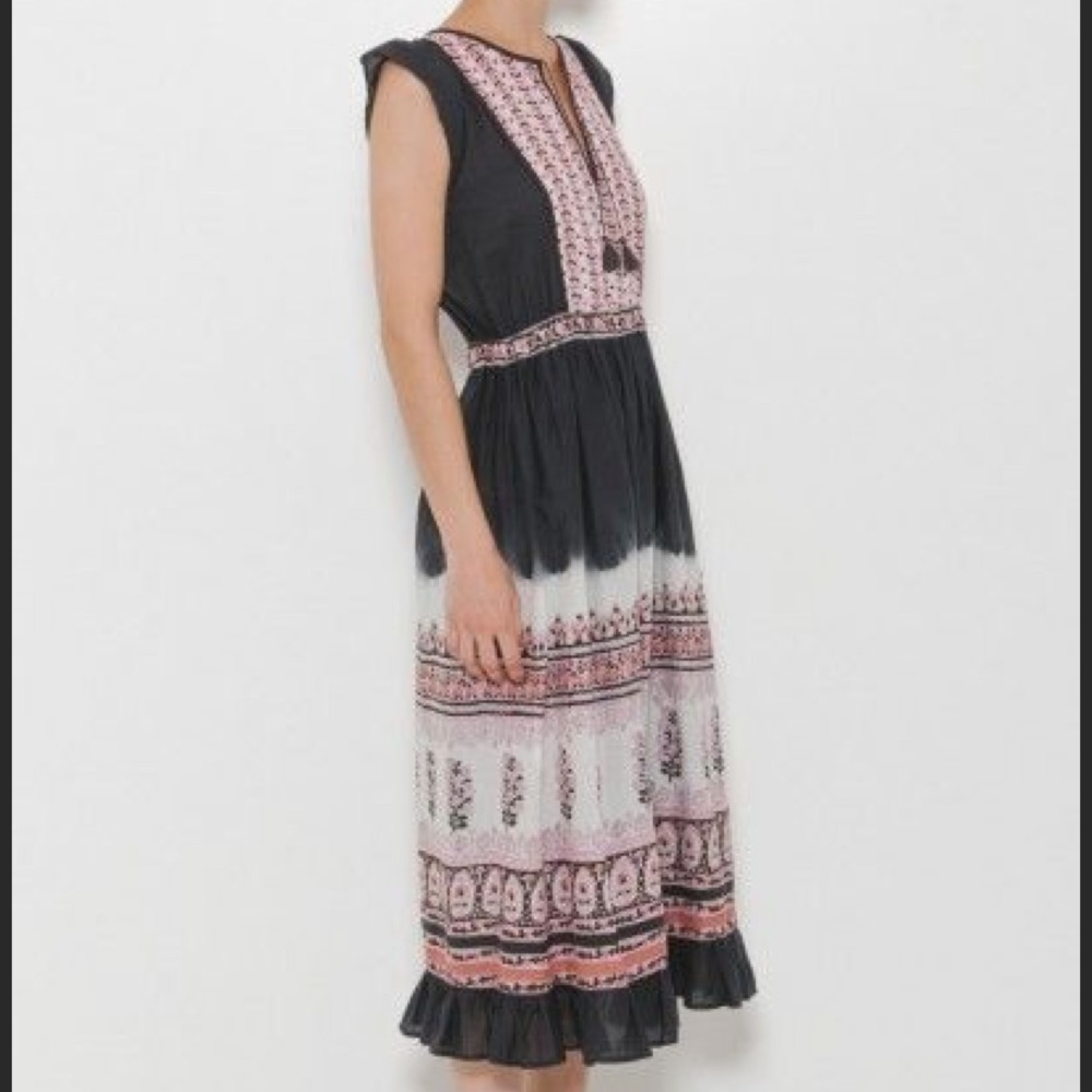 🎨 Ulla Johnson Loretta Dip Dye Dress 0 / XS 🎨
